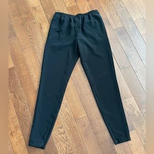 Perfect condition! Love Moschino pull on/elastic waist polyester pants sz 4 blk